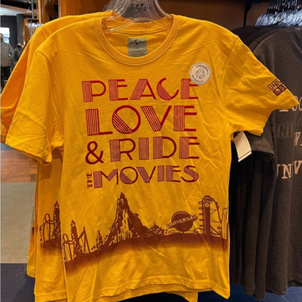 Universal Studios Yellow T-Shirt with Red Graphic